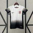 CAMISA FEMININA DO CORINTHIANS 23/24 BRANCO E PRETO