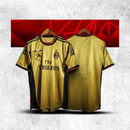 Camisa do Milan Third 2013/2014 Retrô Masculino Adidas Dourado