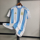 CAMISA DA SELEÇÃO DA ARGENTINA 24/25 BRANCO E AZUL