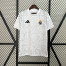 CAMISA DO REAL MADRID 24/25 BRANCO PRE JOGO