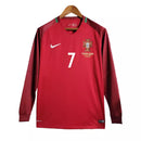 Camisa Retrô Portugal 2016/2017 - Manga Longa