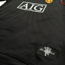 Camisa Retrô II Manchester United 2007/08 - PRETA - Champions League Edition