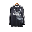 Camisa Retrô Real Madrid 2014 - Manga Longa - Preta